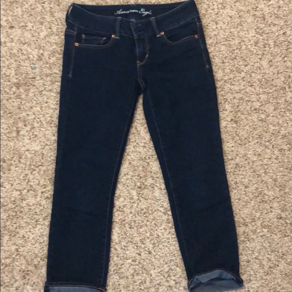 American Eagle Artist crop jeans